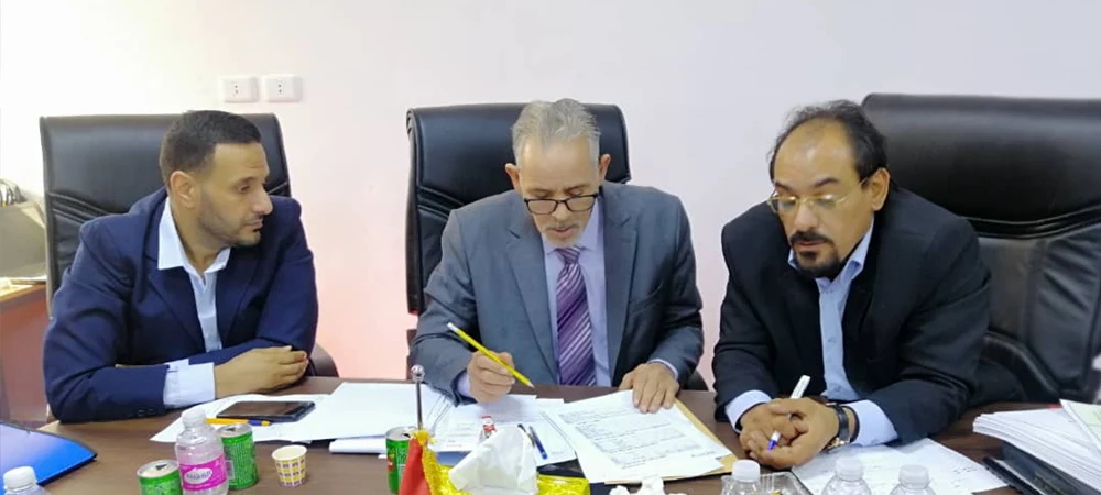 زيارة التدقيق الأولى لكلية الآداب والعلوم مسلاته