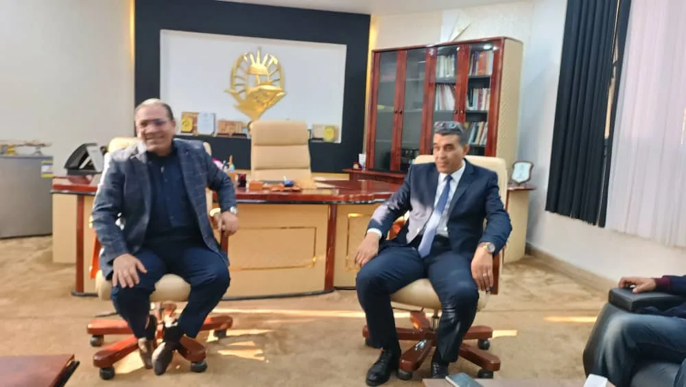 زيارة مدير إدارة الدراسات العليا بوزارة التعليم العالي والبحث العلمي للجامعة